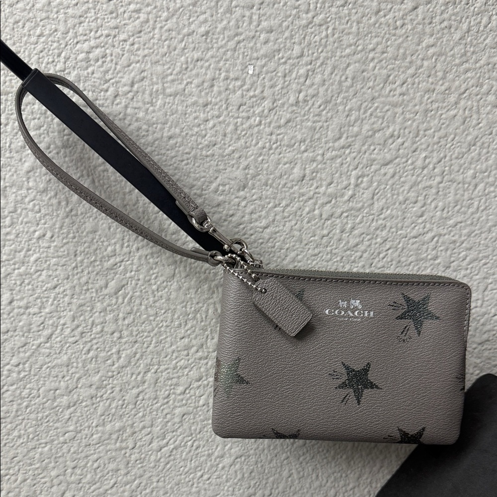 Coach Starry Gray Wristlet